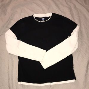 Black and white SJBI ACTIVE shirt